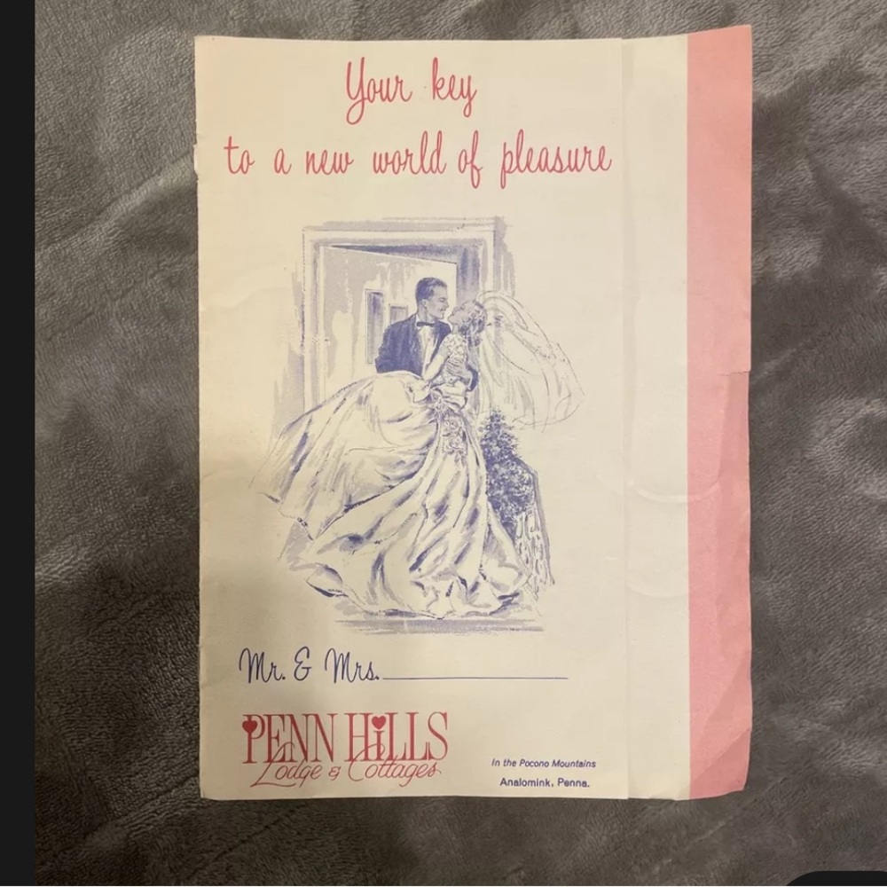 Penn Hills Pocono Honeymoon Pamphlet
